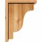 Ekena Millwork Newport Rough Sawn Corbel w/Backplate, Western Red Cedar, 8"W x 12"D x 16"H COR08X12X16NEW01RWR - alternate 4